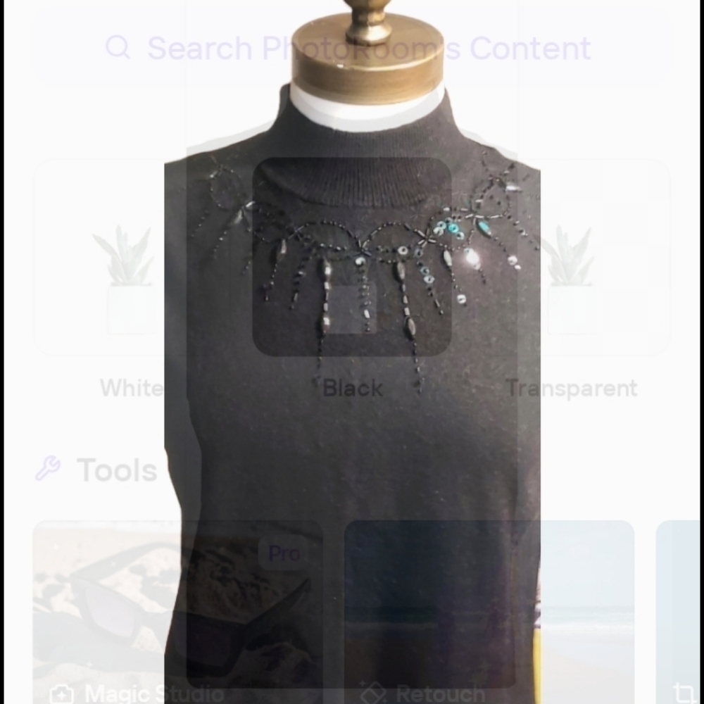 DESIGNERS originals Women’s black  tank top size L new - Picture 2 of 9